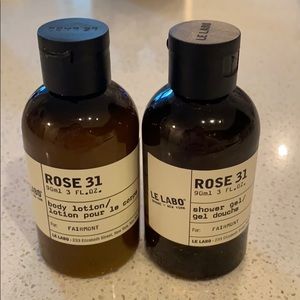 Le Labo lotion & shower gel set.
